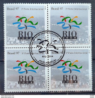 C 2022 Brazil Stamp Rio De Janeiro Olympic Games Candidacy 1997 Block Of 4 CBC RJ - Unused Stamps