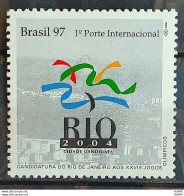 C 2022 Brazil Stamp Candidacy Of Rio De Janeiro Olympiadas 1997 - Unused Stamps