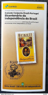 Brochure Brazil Edital 2022 09 Bicentenary Of Independence Dom Pedro Portugal Without Stamp - Storia Postale