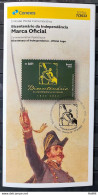 Brochure Brazil Edital 2022 07 Bicentenary Of Independence Oficial Logo Dom Pedro Sword Portugal Without Stamp - Storia Postale