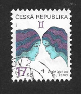 Czech Republic 2002 ⊙ Mi 329 Sc 3073 Zodiac – Gemini. Tschechische Republik C4 - Used Stamps