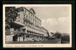 AK Remagen, Hotel Rheinhotel Mit Strassenpartie  - Remagen