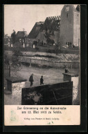 AK Sehlis, Erinnerung An Die Katastrophe 1912, Zerstörte Kirche  - Overstromingen