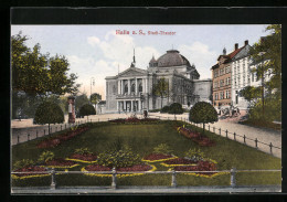 AK Halle A. S., Stadt-Theater  - Teatro