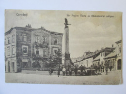 Czernowitz/Cernăuți:Bukowina/Bucovina-Ukraine Former Romania:Queen Maria Street,stores Unused Postcard About 1920 - Oekraïne