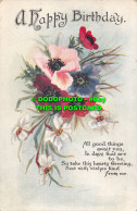 R495472 A Happy Birthday. Flowers. National Series. 1923 - World