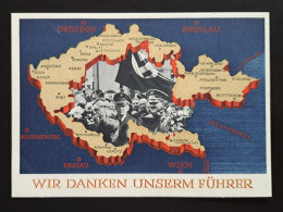 Deutsches Reich 1938, Postkarte P275 "Sudetenland" Ungebraucht - Cartoline