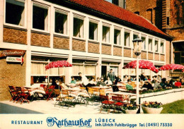 73894924 Luebeck Restaurant Rathaushof Terrasse Luebeck - Lübeck