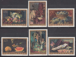 Yugoslavia Republic 1972 Art Paintings Mi#1487-1492 Mint Never Hinged - Ongebruikt