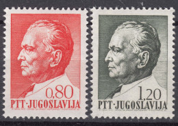 Yugoslavia Republic 1972 Tito Mi#1474-1475 Mint Never Hinged - Ongebruikt