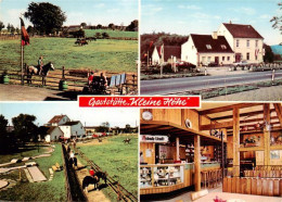 73894416 Neviges Velbert Gaststaette Kleine Hoehe Gastraum Pferdekoppel Minigolf - Velbert