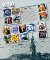1999 Celebrate The Century  1970s  Sheet Of 15, Mint Never Hinged - Unused Stamps