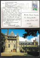 1991 3,50fr Europa Satellite On PPC, Avrille (26-7-91) To USA - Cartas & Documentos