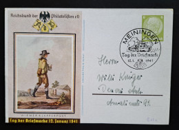 Postkarte P241 "Klapperpost" MEININGEN Sonderstempel - Briefkaarten