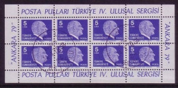 TÜRKEI MI-NR. 2482 GESTEMPELT(USED) KLEINBOGEN ANKARA '79 KEMAL ATATÜRK - Used Stamps