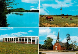 73893919 Hennstedt Itzehoe Seepartie Funkturm Schule Kirche Hennstedt Itzehoe - Sonstige & Ohne Zuordnung