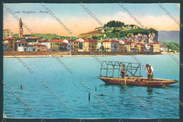 Novara Arona Barca Cartolina ZB1389 - Novara