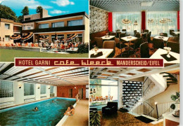 73893266 Manderscheid Eifel Hotel Garni Cafe Bleeck Gaststube Hallenbad Flur Tre - Manderscheid