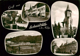 73893126 Sobernheim Bad Denkmal Strassenpartie Schwimmbad Kirche Schloss Sobernh - Bad Sobernheim