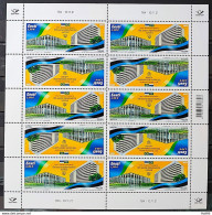 Stamp Estonia Diplomatic Relations Brasilia Talin 2021 Sheet - Estonie