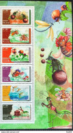 C 4028 Brazil Stamp Beneficial Insects Bee Dragonfly Mantis Scroll Dust Microwaspa Ladybug Mercosul 2021 With Vignette - Nuovi