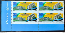 C 4024 Brazil Stamp Joint Issue 100 Years Of Diplomatics Relations Brazil Estonia 2021 Block Of 4 Vignette Correios - Ungebraucht