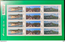 C 4013 Brazil Stamp American Series, UPAEP, Tourism, Alter Do Chao Pirenopolis Campos Do Jordao 2021 Sheet - Nuovi