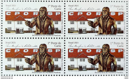 C 4004 Brazil Stamp Bicentenary Of The Paulista Manifesto, Jose Bonifacio, History 2021 Block Of 4 - Nuovi