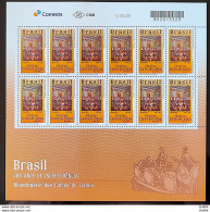 C 4002 Brazil Stamp Portugal 200 Years Of Lisbon Courts 2021 Sheet - Ungebraucht