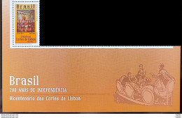 C 4002 Brazil Stamp Portugal 200 Years Of Lisbon Courts 2021 With Vignette - Nuovi