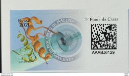 C 4001 Brazil Stamp Discovery Of Health Insulin 2021 - Nuevos