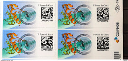 C 4001 Brazil Stamp Discovery Of Insulin Health 2021 Block Of 4 Vignette Correios - Nuovi