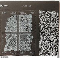 C 3989 Brazil Stamp Brazilian Lace 2021 Vignette Superior - Nuevos