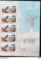 C 3985 Brazil Stamp Diplomatic Relations Dominican Republic Bird Bird Flag Flower 2021 With Vignette - Nuovi