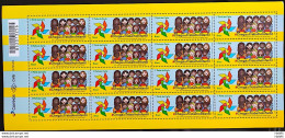 C 3983 Brazil Stamp No More Child Labor Self Gummed 2021 Sheet - Unused Stamps