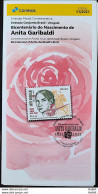 Brochure Brazil Edital 2021 11 Anita Garibaldi Horse Woman Without Stamp - Briefe U. Dokumente