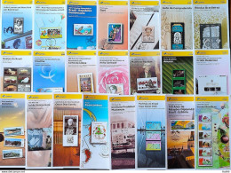 Brochure Brazil Edital 2021 Collection With 22 Units Without Stamp - Lettres & Documents