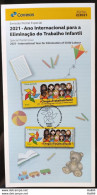 Brochure Brazil Edital 2021 02 Elimination Of Child Labor Right Child Without Stamp - Storia Postale