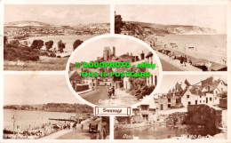 R495941 Swanage. The Bay. The Promenade. Photo Precision. English Series. Multi - Monde