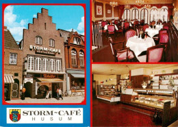 73893066 Husum  Nordfriesland Storm Cafe Gastraum Verkaufstheke  - Husum