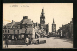 CPA Le Cateau, Le Jet D`Eau  - Le Cateau