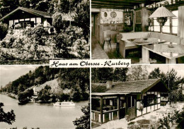 73892789 Rurberg Simmerath Haus Am Obersee Gastraum Terrasse Seepartie  - Simmerath