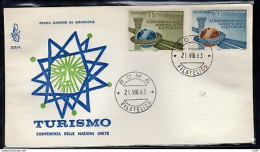 Italia FDC Venetia 1963 Conferenza Turismo  Non Viaggiata - FDC