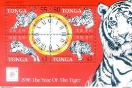 Nuovo Anno Della Tigre 1998. - Tonga (1970-...)