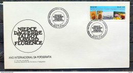 Brazil Envelope FDC 477 1989 PHOTOGRAPHY CBC BSB 01 - FDC