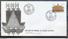 Brazil Envelope FDC 462 1989 Bahia Law Court CBC BA 03 - FDC