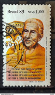 C 1653 Brazil Stamp Book Day Literature Cora Coralina 1989 Circulated 2 - Oblitérés