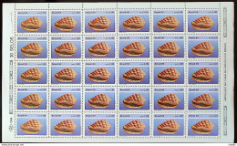 C 1646 Brazil Stamp Brazilian Fauna Mollusk 1989 Sheet - Ongebruikt