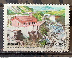 C 1644 Brazil Stamp 100 Years Hydroelectric Marmelos Energy Electricity Juiz De Fora 1989 Circulated 8 - Gebruikt