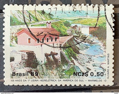 C 1644 Brazil Stamp 100 Years Hydroelectric Marmelos Energy Electricity Juiz De Fora 1989 Circulated 30 - Usati